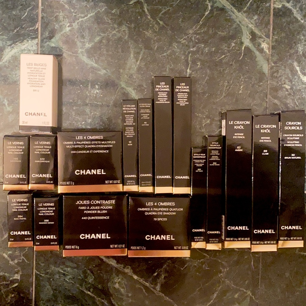 Chanel cosmetic packaging boxes
